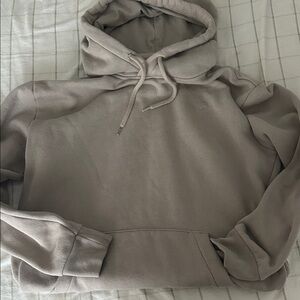 Hollister Men's Beige Hoodie Sweater